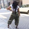 Women's Casual Loose Camouflage Workwear Jumpsuit Overalls