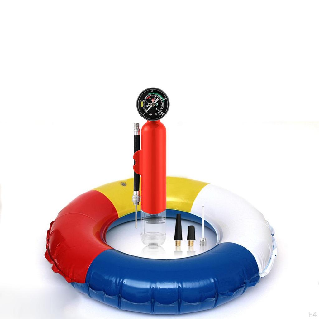 Bollpump med tryckmätare Basket Regntålig, Yogaboll, Sporttillbehör, Hand