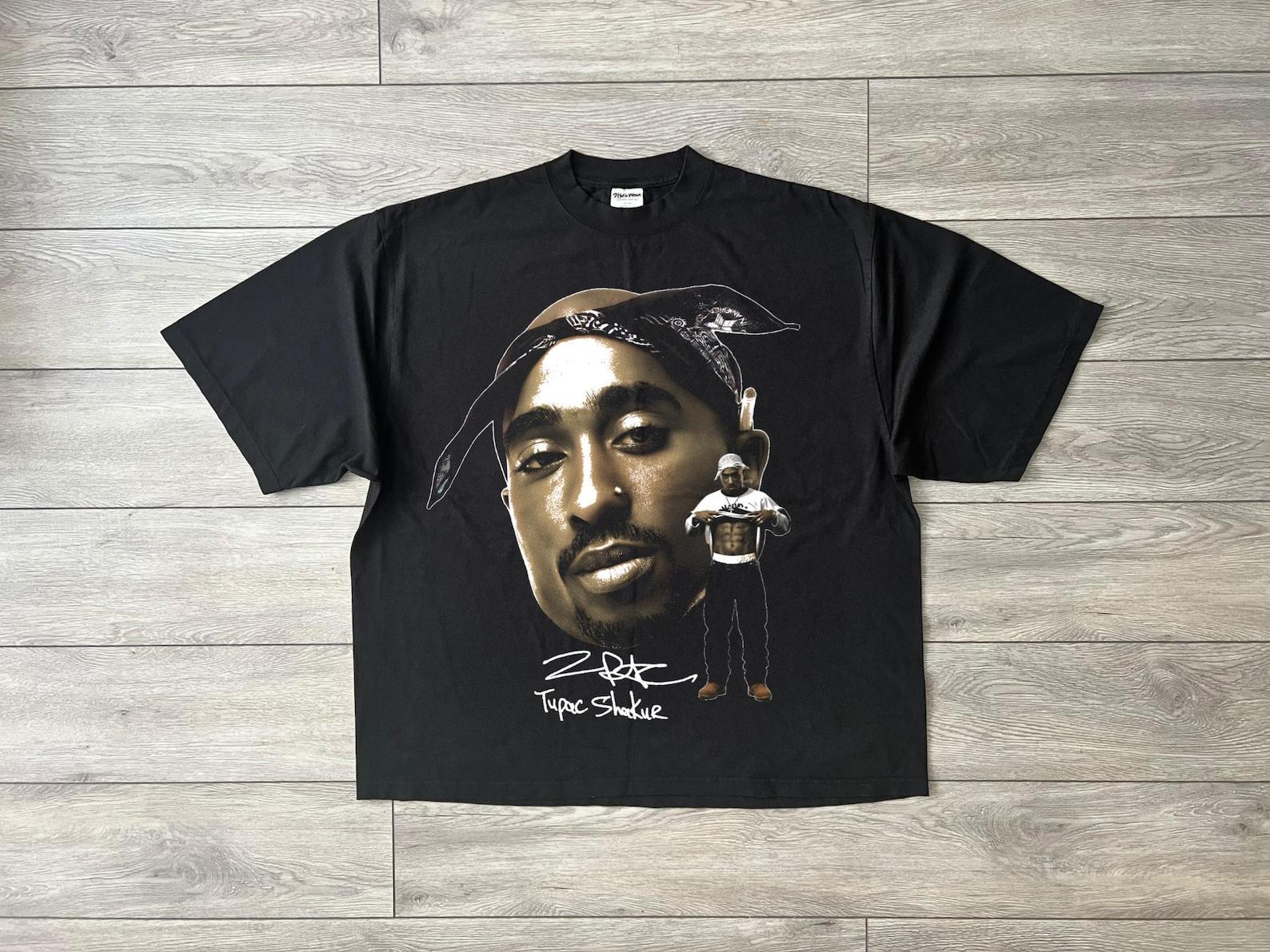 Rapper Hiphop Bigface 2 pac PNG Design, T Shirt Design, Good For DTF, Ready To Print 4XL