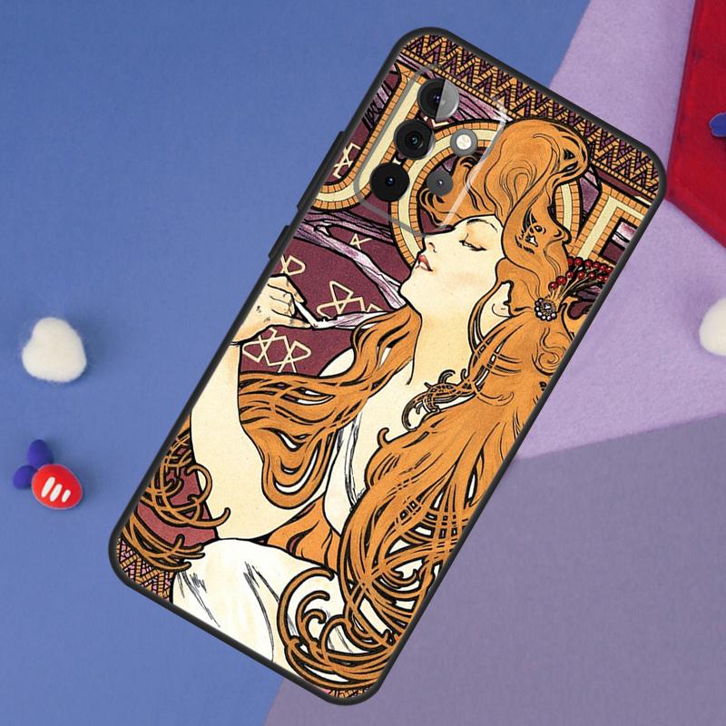 

Alphonse Mucha Art Case For Samsung Galaxy A13 A16 A26 A36 A56 A06 A55 A35 A15 A54 A34 A14 A53 A12 A22 A32 A52 Samsung A23