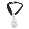 Unisex Decorative Suit Rhinestone Necktie Women Men Ties Formal Business Gentleman Wine Party Wedding Ceremony Ties Collar Accessories