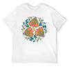 Mother's Day Floral Moths Men's Extra Soft Re T-shirts Hipster T-shirt Round Neck  Sport  Funny Aactivity Competition USA Size