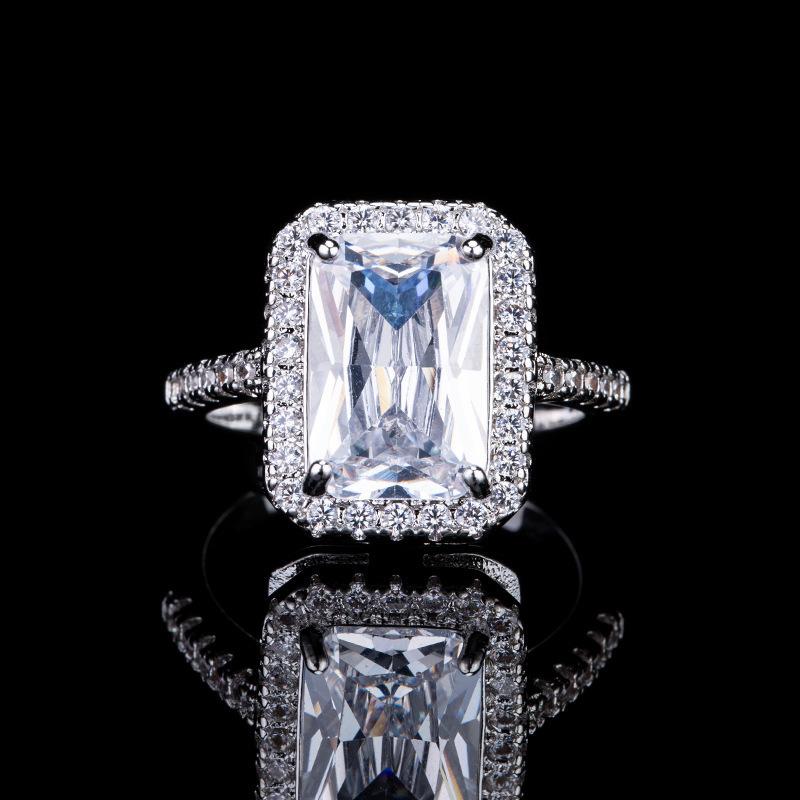 Accessories, Engagement Rings, Imitation Diamond Zircon Wedding Rings, Elegant Bridal Accessories