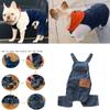 Fashion Pet Denim Overalls Puppy Jean Jacket Sling Jumpsuit Costumes Pet Dogs Jean Comfort Outfits For Small Medium Dogs Cats