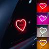 LED Car Window Atmosphere Light With Remote Control USB Glowing Star Heart Ambient Mood Lights Interior Decoration Neon Lamp