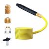 High Pressure Hose Nozzle Sprayer Set for Home Cleaning with Adjustable Water Flow and Multiple Connectors for Outdoor Use