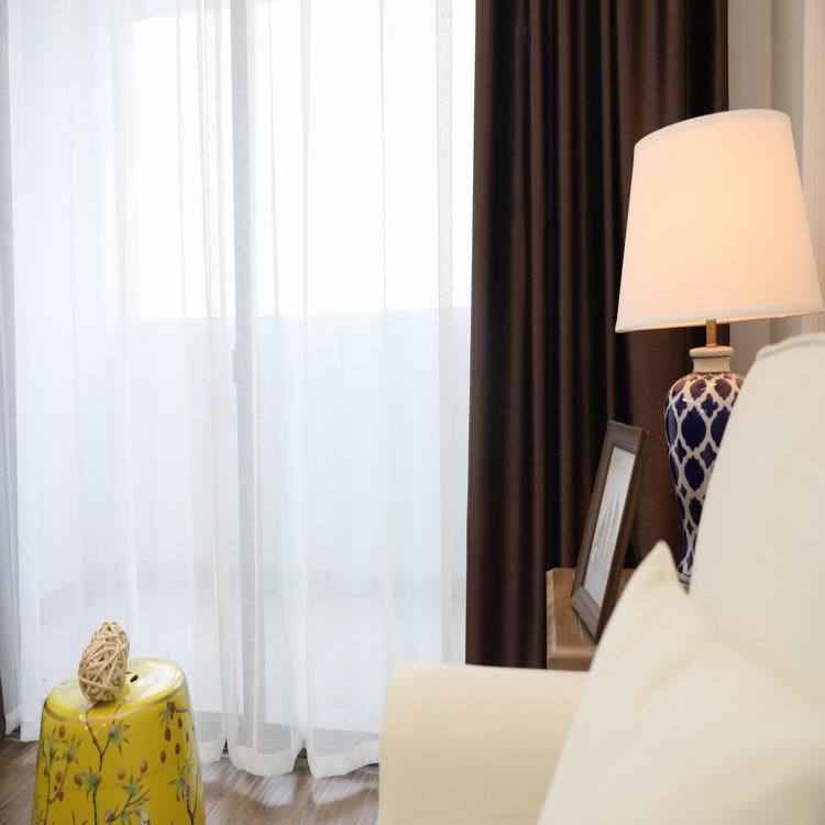 

Простой, Темный Кофейный Деревянный Узор Резной Блэкаут Ткань Инженерный Однотонный, Шторы, Готовое Изделие На Заказ 2.8 meters door width темно-коричневого