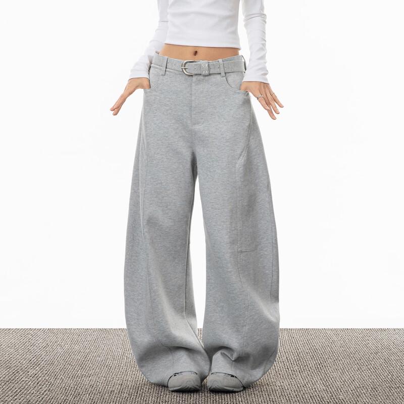LADY IDEAL Women s Curved Wide-Leg Pants L