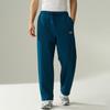 Reebok Casual Simple Comfortable Lace-Up Fleece Knit Sports Pants Unisex bottoms Dark-Blue 24FRM607UGBA