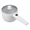 Electric Cooking Pot 1.8L Mini Multifunctional Anti Stick 2 Speed Adjustable 600W with Steam Basket Electric Ramen