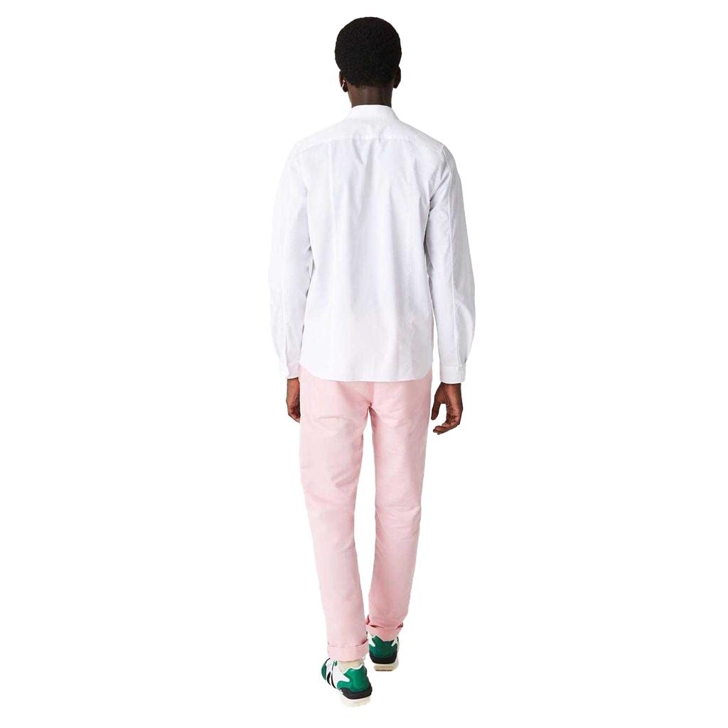 Lacoste Mens Poplin Concealed Placket Slim Shirt