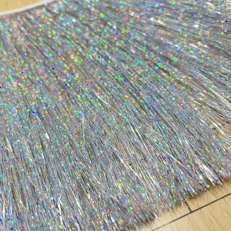 10M Long 15cm Wide Sequin Tassel Fringe Lace Edge for Stage Performance Wear Sewing Decoration