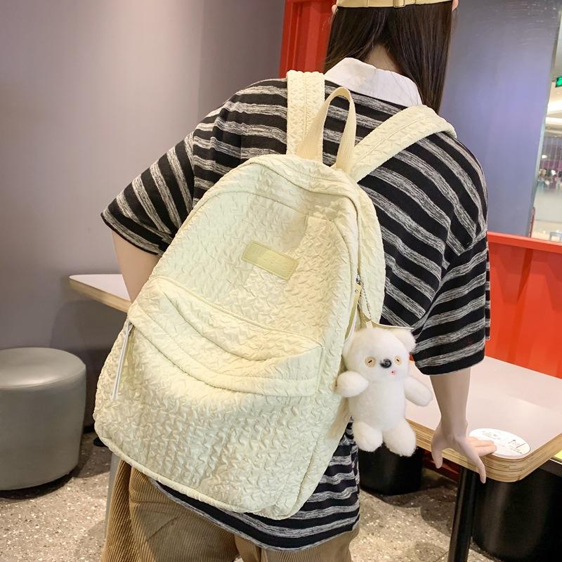 Schoolbag new student backpack simple fashion casual Mori small fresh schoolbag sweet wind versatile backpack high sense