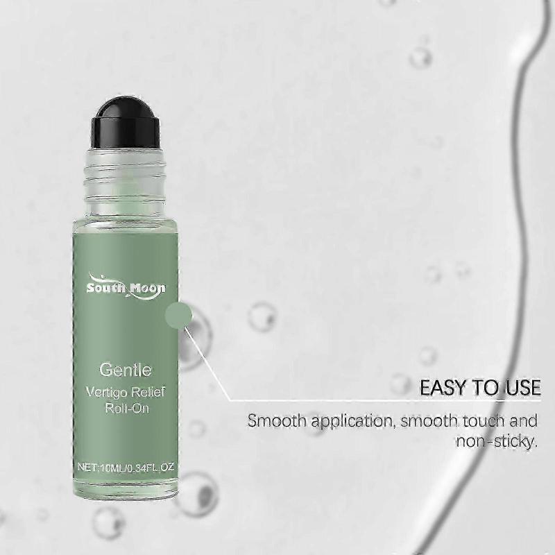 3pcs Anti-Dizzy Roll-On 10ml, Natural Fast-Acting Essential Oils for Vertigo, Dizziness, Nausea & Balance Support, Portable Travel Size