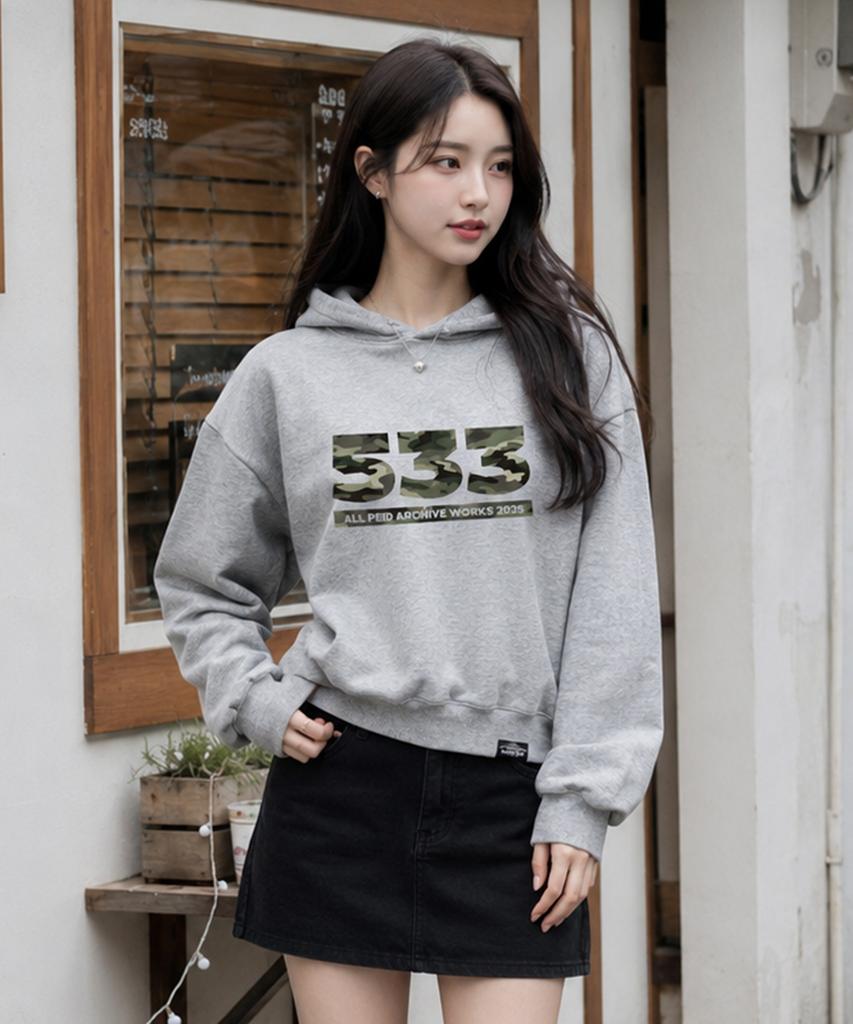 PEID Pd 533 Crop Hoodie 2 Colors