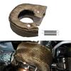 Turbo heat shield TITANIUM T2/T3/T4/T6 turbo blanket for Any T2/T3/T4/T6 TurboCharger barrier 1,800 degree