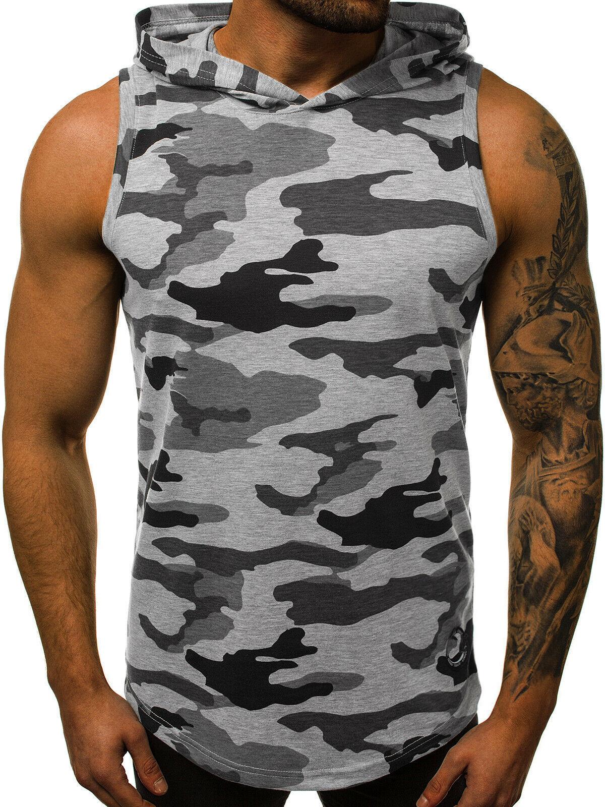 

Летняя мужская мода повседневная с буквенным принтом тонкая безрукавка с капюшоном футболка майка жилет блузка удобная высококачественная уникальная персонализированная одежда XXL