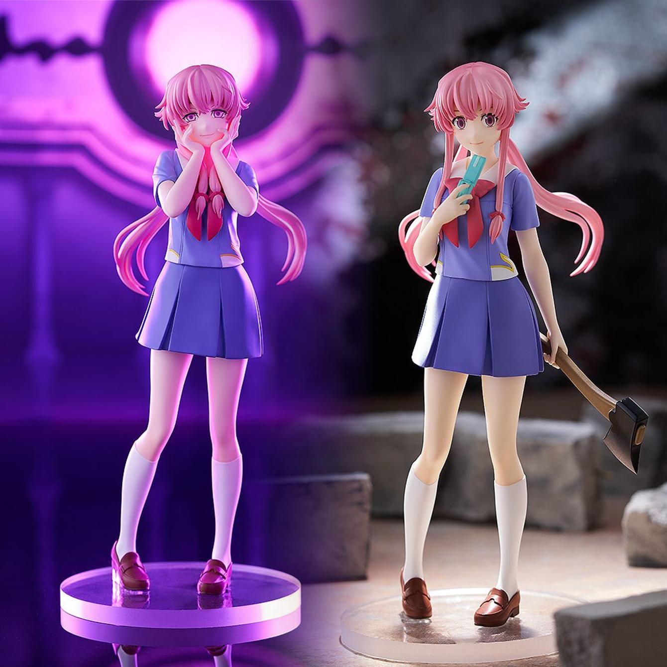Discover Intime White Mirai Nikki Gasai Yuno Action Anime Figure Collectibles Figurine Display Pieces Anime Figurines Xmas Gifts Great For Daily Use