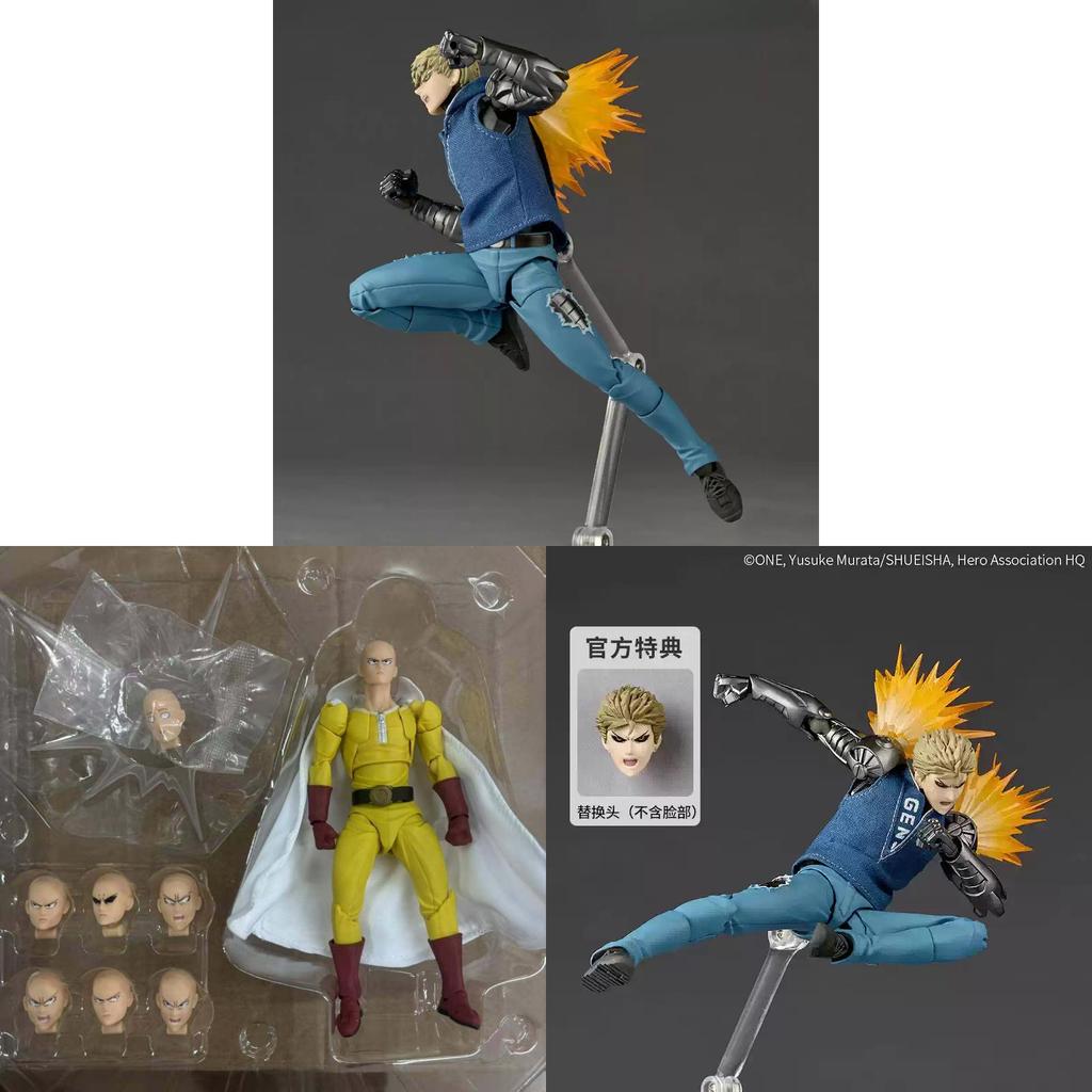 One Punch Man Saitama Genos Akční figurka PVC 16 cm Sběratelská hračka Pro fanoušky