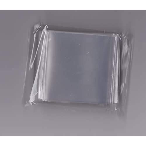 Generic Walking Stick/Cane Collectible Sleeves, Small, 50mm x 50mm, Pack of 100, Clear