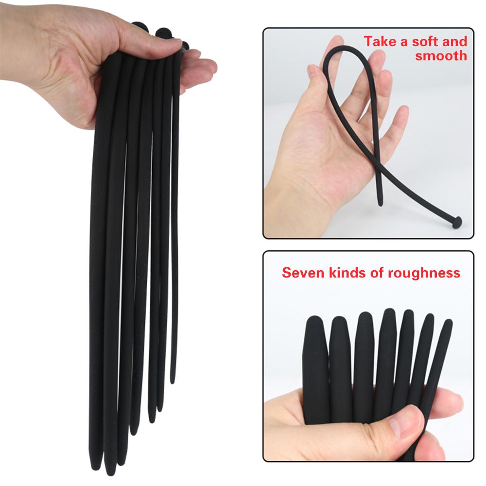 Harnröhrenspielzeug Silikon Harnröhrenkatheter Dilatator Penis Plug Stimulator Insert Erwachsene Sexspielzeug für Männer