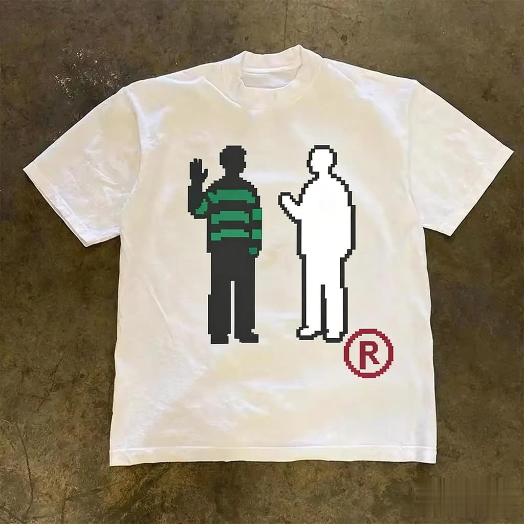 2026 Summer Comfortable Oversized T Shirt New Niche Street Style Versatile Shortsleeved Tshirt Unisex Casual Trend Tees Tops