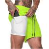 Sportshorts Mannen Sportkleding Dubbellaags Hardloopshorts Strandbroek Zomer Sportschool Fitness Training Jogging Korte Broeken