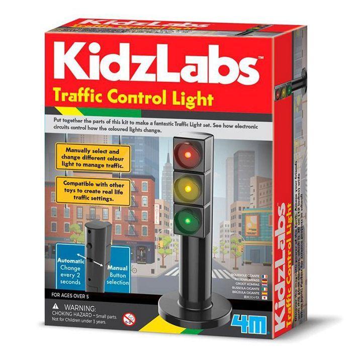 Educational Toy - 4M - Traffic Light Kit - Ages 5 and Up - Indoor - Science & Games