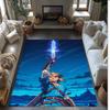 Zelda Crystal Velvet Rug, Soft Anti‑Slip Crystal Velvet Carpet for Living Room Bedroom Home Decor