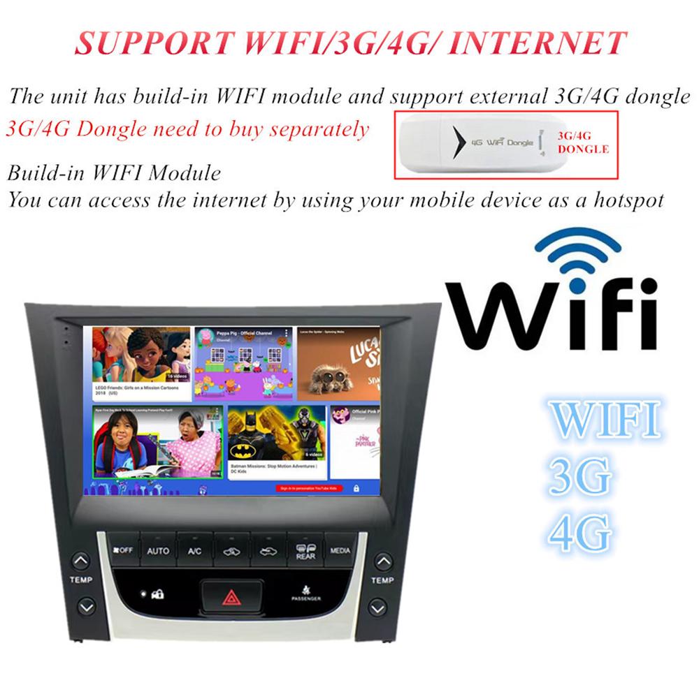 9" Android Stereo Radio FM For 05-11 Lexus GS300 GS350 GS430 GS450 GS460 Carplay