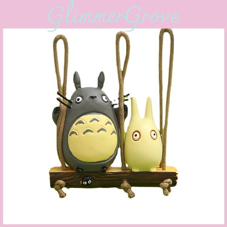 My Neighbor Totoro Swing Cat Scene Mini Model Ornament For Gift Giving And Home Decor