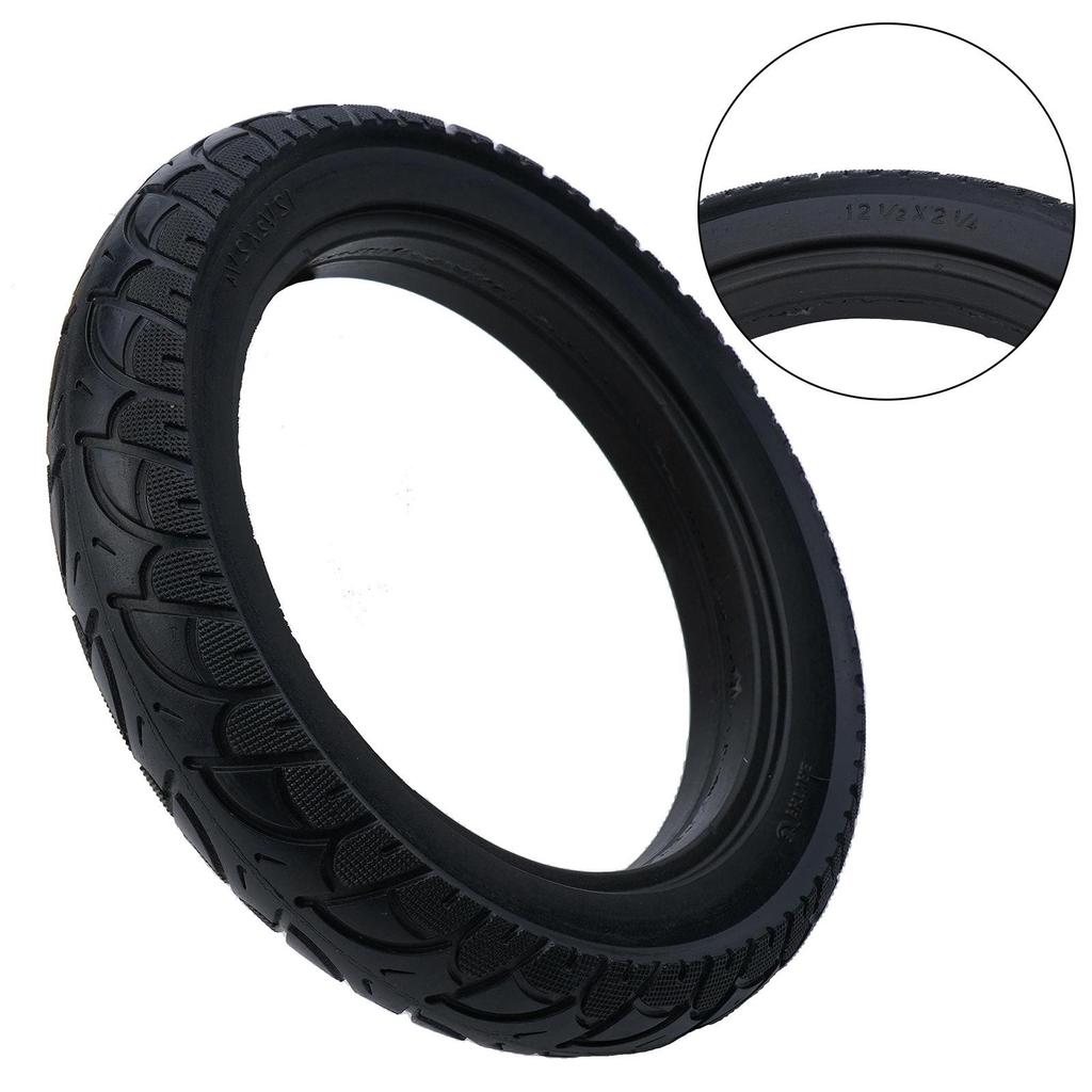 E-bike Solid Tyre 12 1/2x2 1/4(57-203) 12 Inch 12*2.125 Electric Vehicle Parts