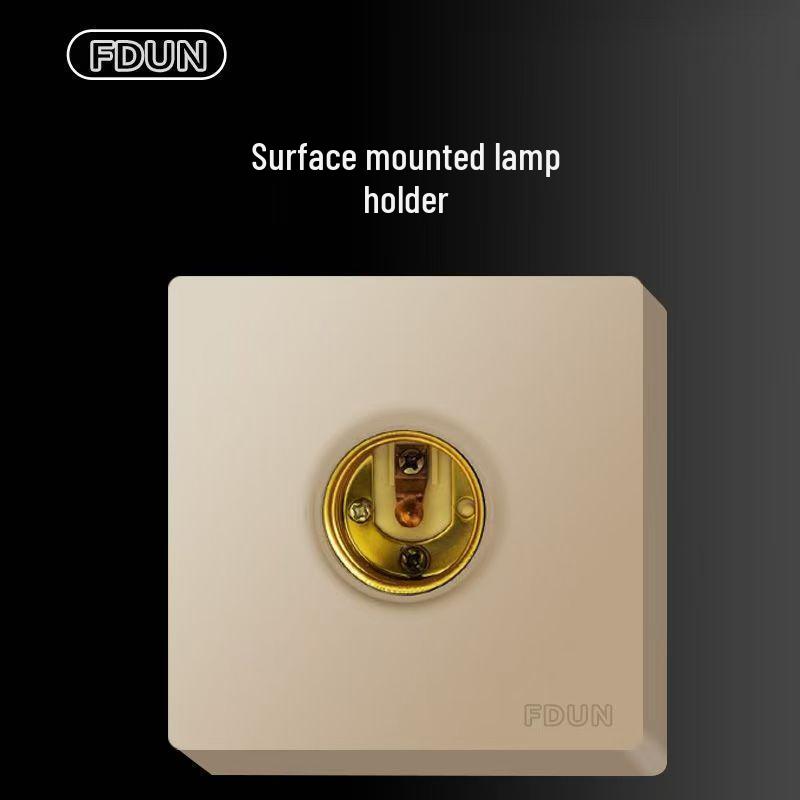 Priză electrică ultra-subțire de 16A cu montaj aparent cu panou de perete cu cinci găuri pentru uz casnic și pentru aparat de aer condiționat