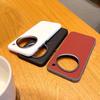 Magnetic Suede Leather Case for Nubia M153 Doubao AI Phone, Full Body Soft TPU Bumper Shockproof Cover with Metal Buttons