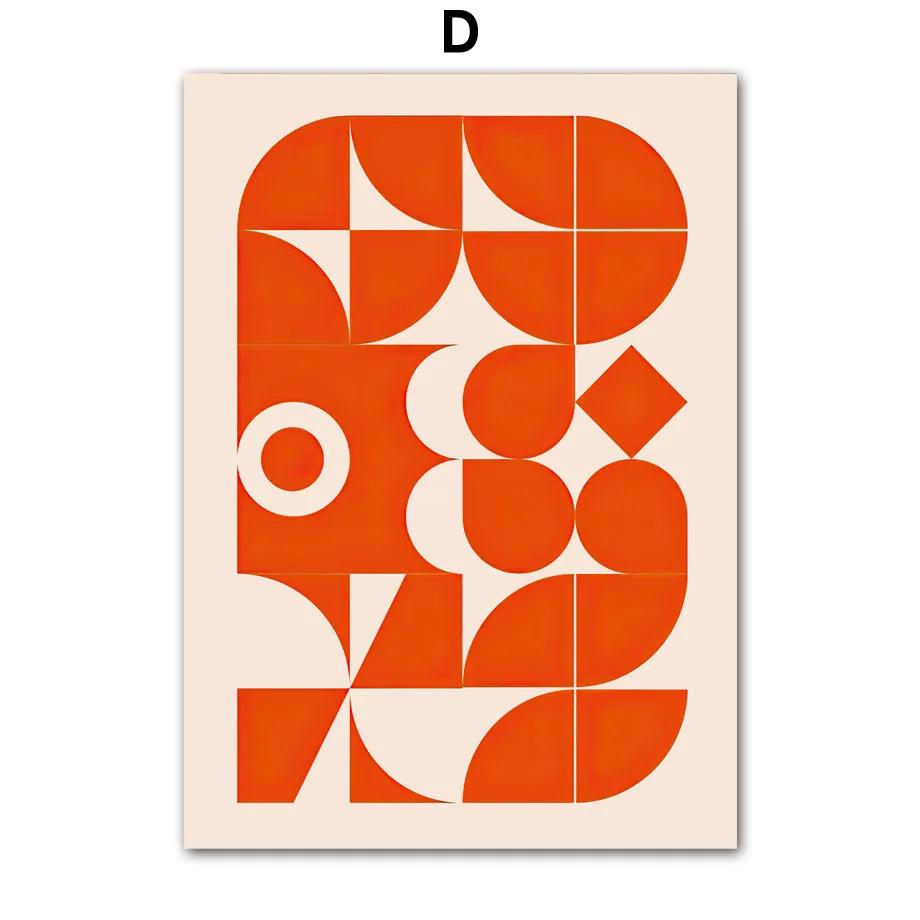 Bauhaus Geometrische Linien Regenbogen Wandkunst Poster Drucke Nordisch Abstrakt Leinwandgemälde Hotel Bar Bilder Für Wohnzimmer Dekor