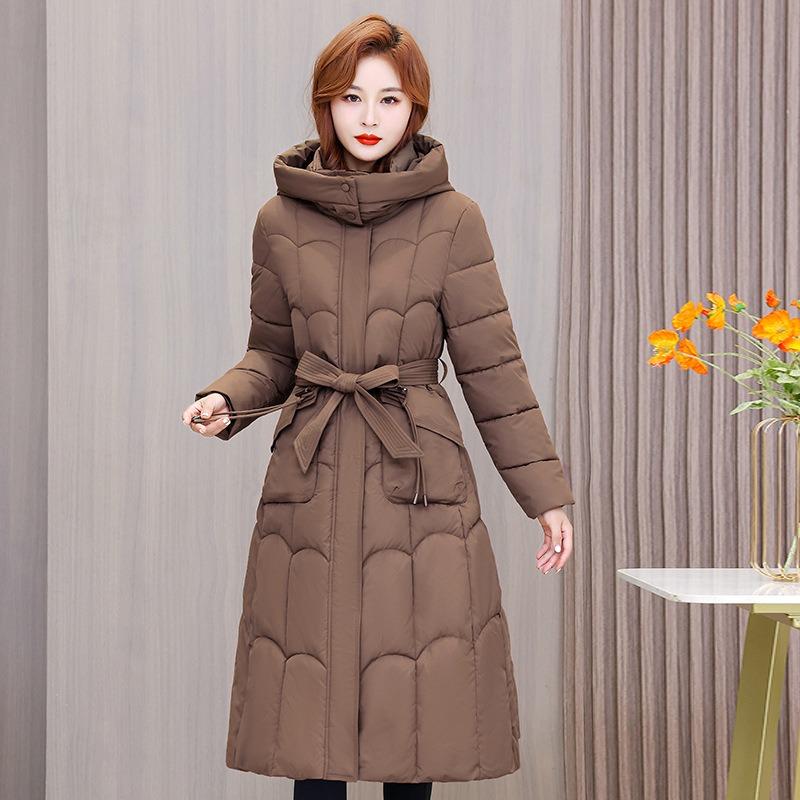 

Medium Women s Down Padded Clothes Women s Over-Knee Long Large Size Slim Belt Padded Clothes Women s Large Size Padded Jacket 4XL suggestion [155-170] catties