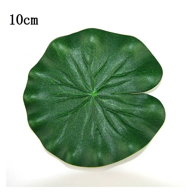 Eva Lotus Flower And Lotus Leaf Decor For Fish Tanks And Home Garden Use Diameter 10cm