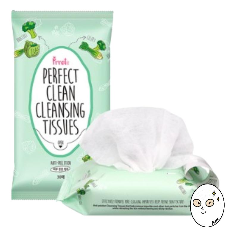 PRRETI Perfect clean daily cleansing tissue 30 sheet 5EA