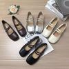 Korean Style Round Toe Flat Heel Women's Shoes for Spring/Autumn - Versatile and Casual