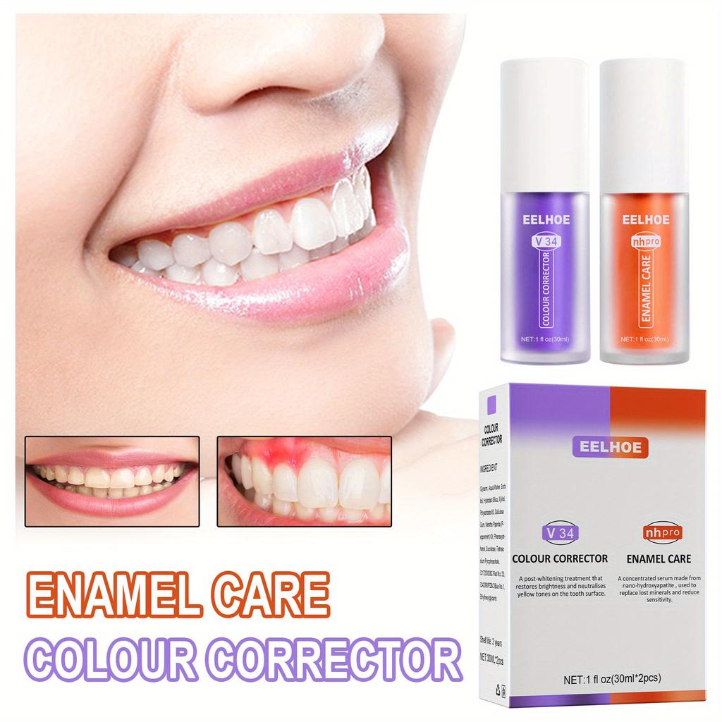 Teeth Whitening, Tooth Stain Removal, Teeth Whitening Booster, Whitening Tooth Foam, Toothpaste