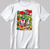 Super Mario Figure Short Sleeve White-Black Men's / Women's T Shirt N170