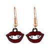 Fashion Casual Halloween Pumpkin Drop Earrings for Women Lightweight Durable Metal Alloy Halloween Jewelry Accessories
