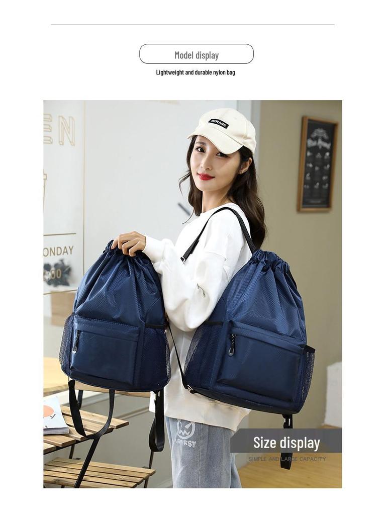 Drawstring Sports Backpack for Men & Women - Travel, Basketball, Swimming, Training, Storage