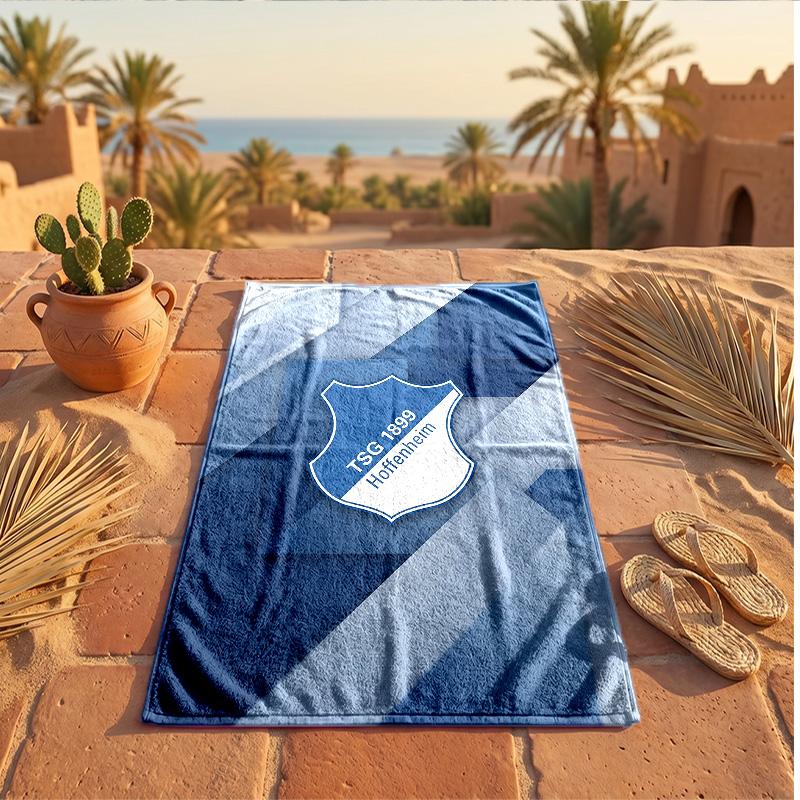 TSG Hoffenheim FC Print Microfiber Beach Towel Quick Dry Absorbent Large Towel For Beach Swimming Travel