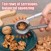 Portable Nut Cracker Silver Metal Walnut Clip Nut Cracker Opener Walnut Plier Nut Shelling Tools Kitchen Gadgets Accessories