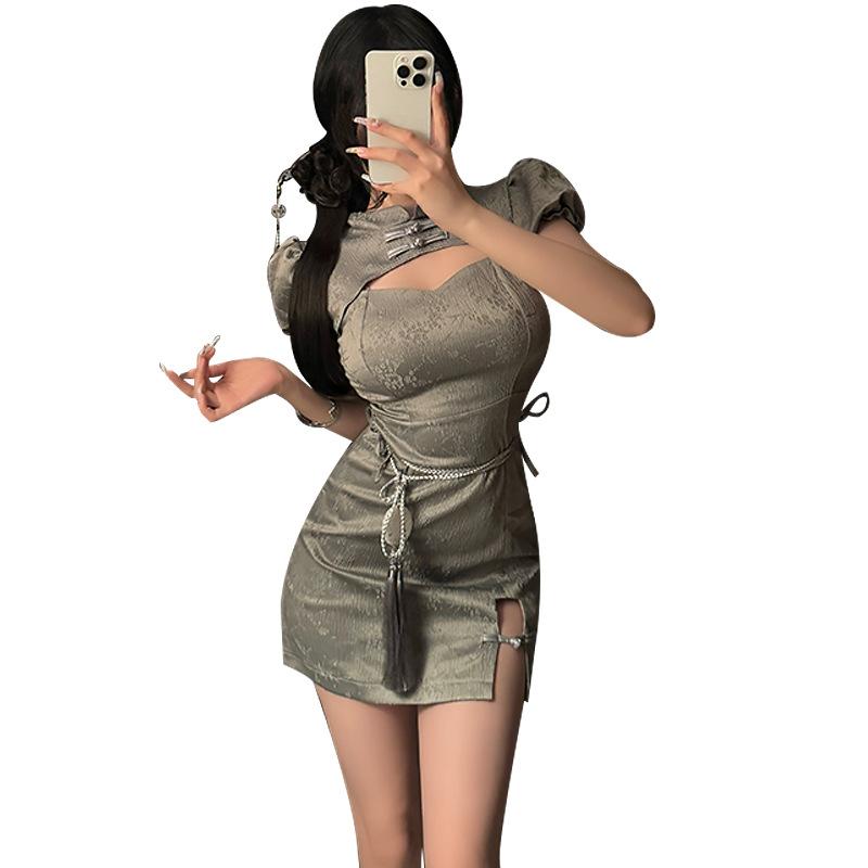 Νέο κινέζικο σέξι εσώρουχο Cheongsam Pure Desire Seduces Sex Appeal Στολή φόρεμα
