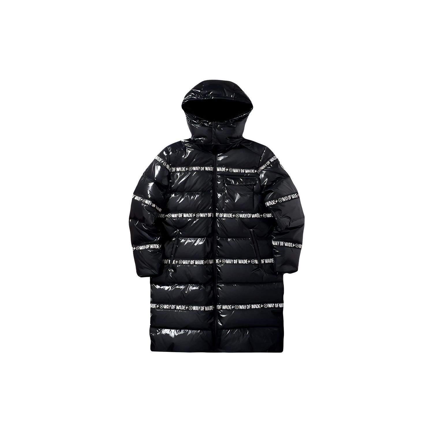 

Li-Ning Wade Series Long Warm Hooded Down Jacket Men outerwear AYMP015-1 L