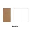 1Pc Refillable Paper Traveler'S Notebook Filler Papers Journal Dairy Inserts Refill Leather Notebook Blank Line Kraft Quality