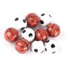 10pcs 1:12 Dollhouse Ball Model Miniature Resin Football Basketball Toys for Doll House Decoration