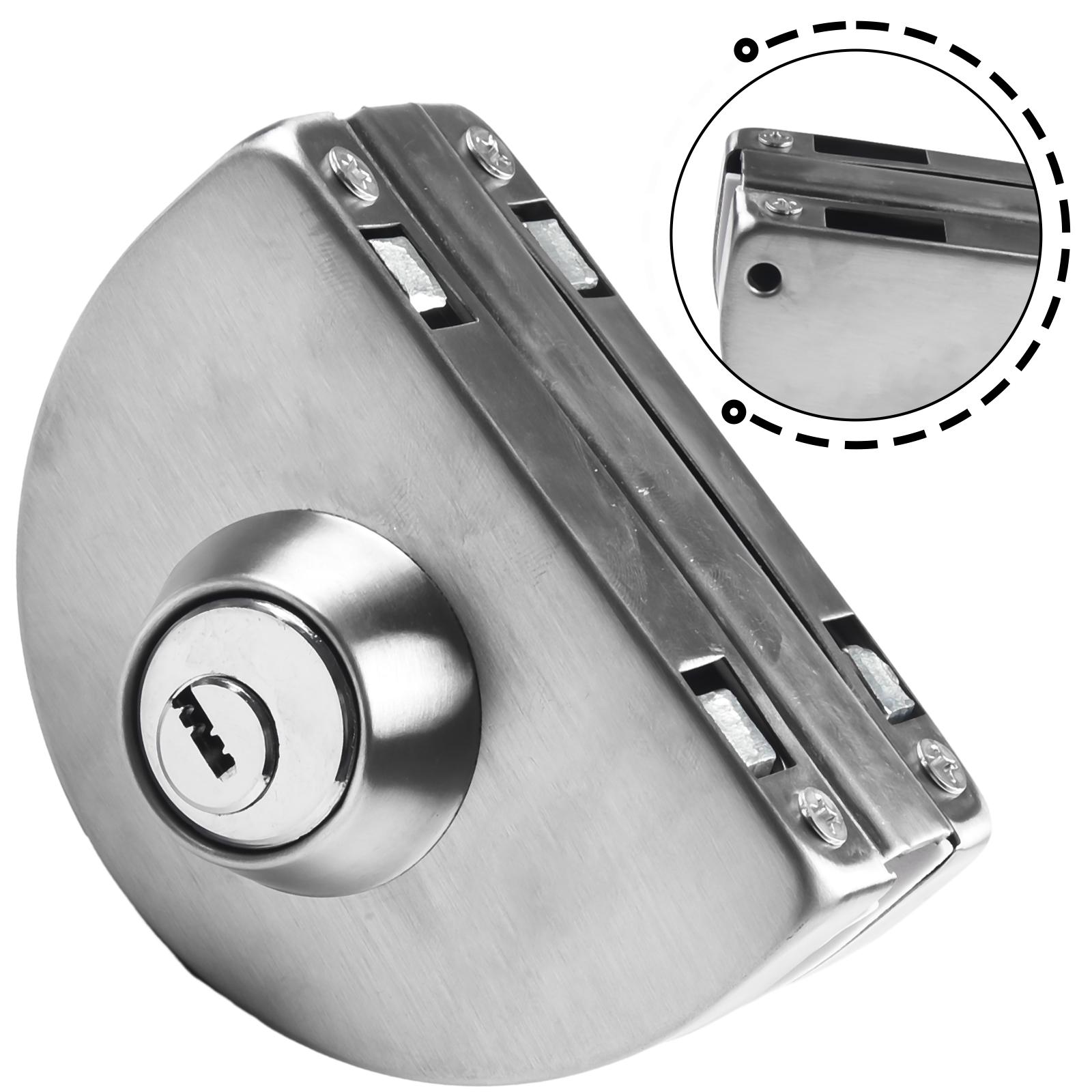 

304 Stainless Steel Framed Glass Door Lock, Stainless Steel Wooden Door Central Lock, Single And Double Sliding Door Hook Lock China Mainland